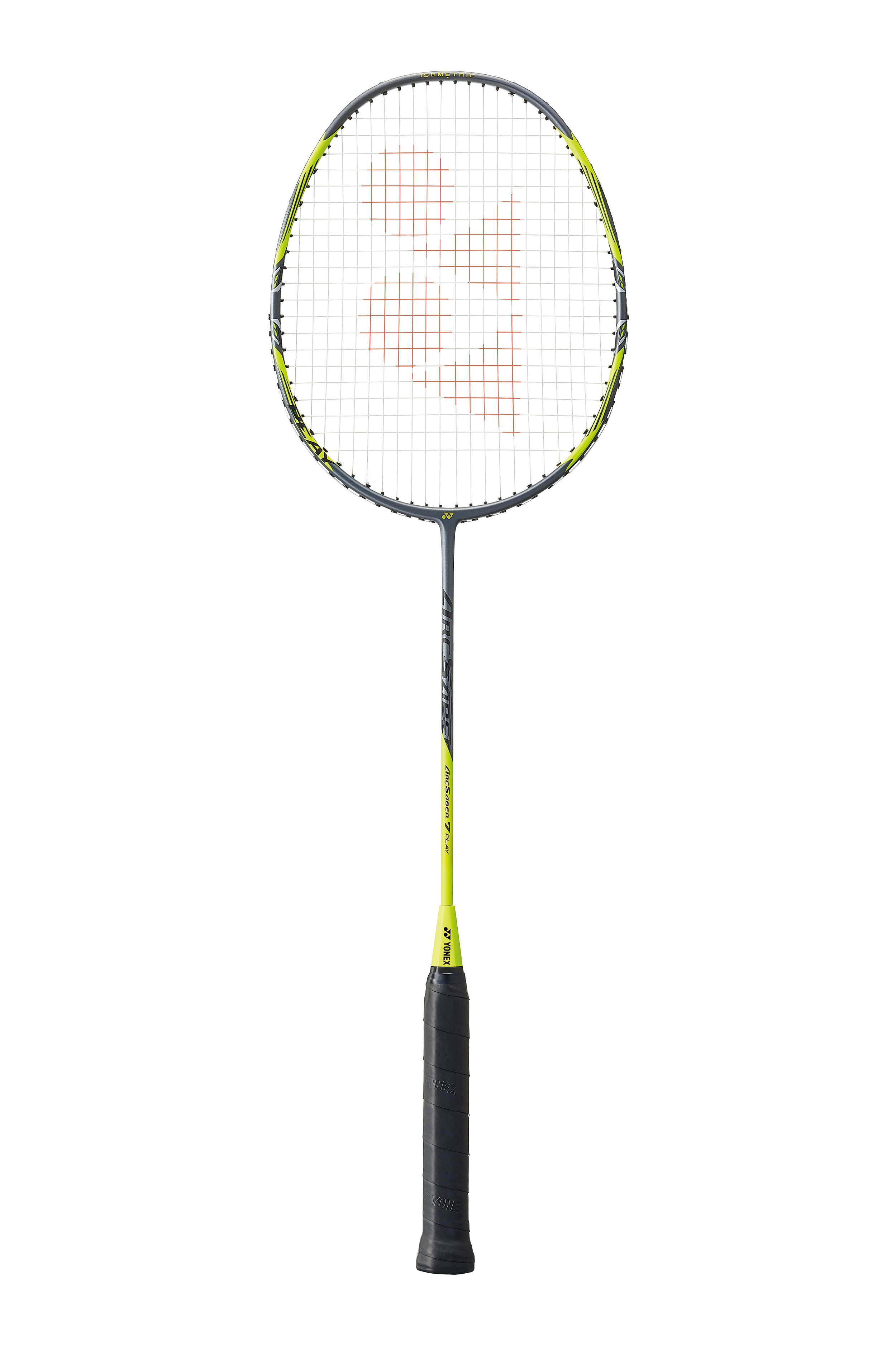 YONEX Arcsaber 7 PLAY Badminton Racquet (Gray/Yellow) 4U6 Strung ARC7-PL