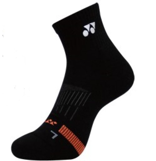 2 Pairs High Qualiity Yonex Socks 14500TR-007, 25-28cm, Black, Made in Taiwan