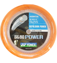 YONEX BG80 Power Badminton Coil String - BG80P - 200m - Orange