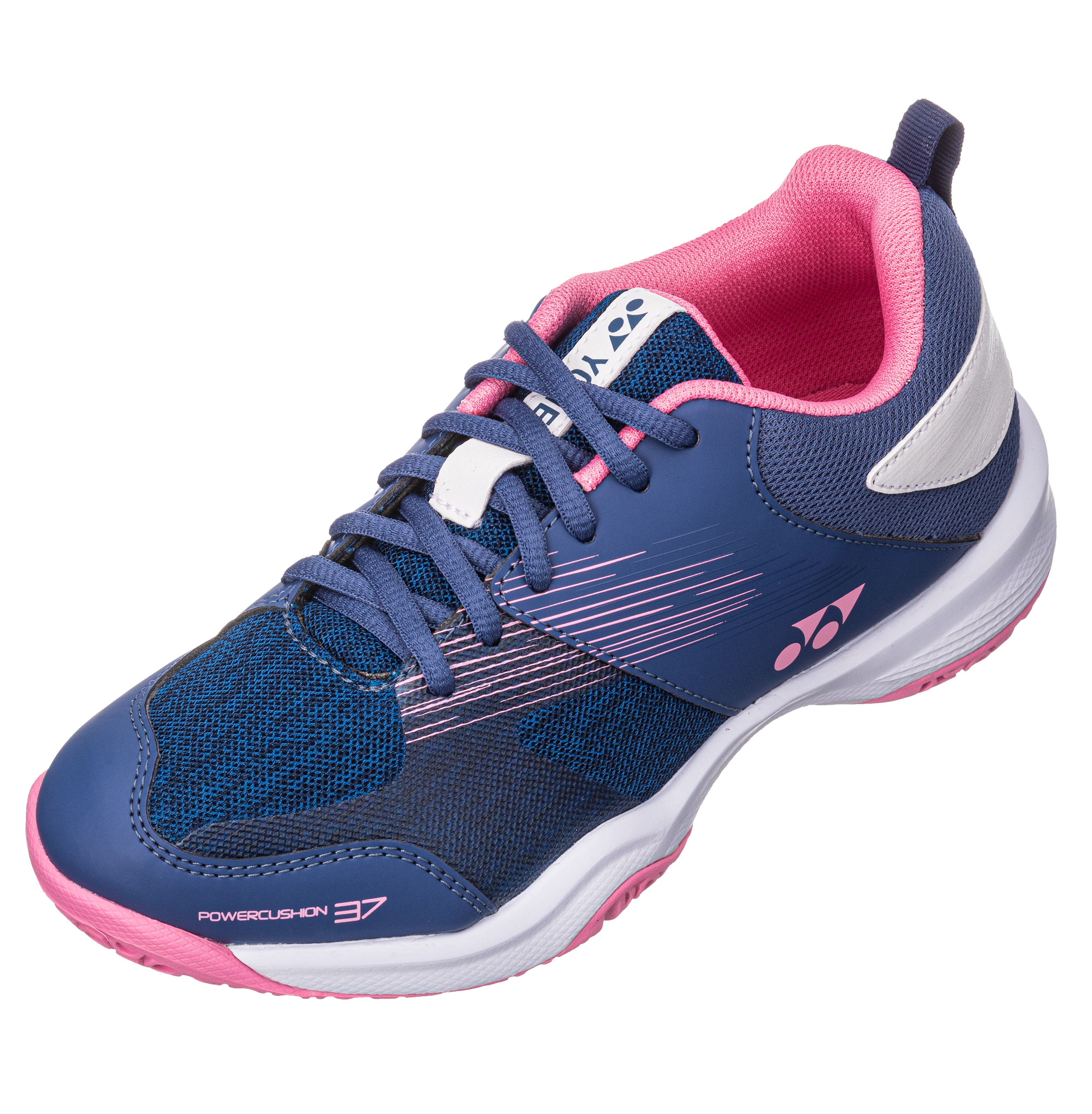 Yonex POWER CUSHION 37 WOMEN Badminton Shoes SHB37L, Navy / Pink, Unisex